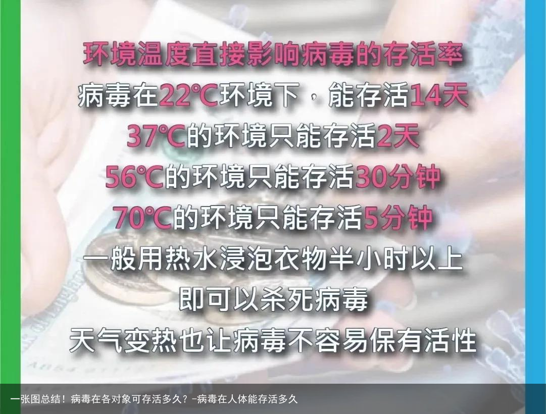 一张图总结！病毒在各对象可存活多久？-病毒在人体能存活多久