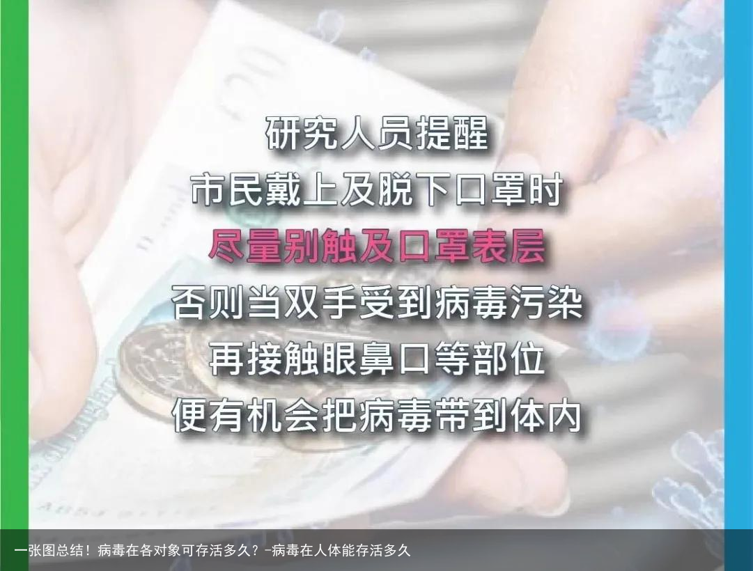 一张图总结！病毒在各对象可存活多久？-病毒在人体能存活多久