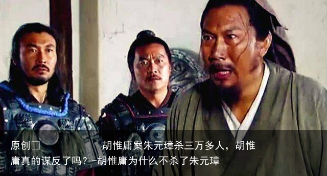 胡惟庸案朱元璋杀三万多人，胡惟庸真的谋反了吗？