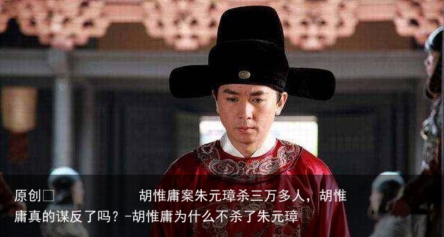 胡惟庸案朱元璋杀三万多人，胡惟庸真的谋反了吗？