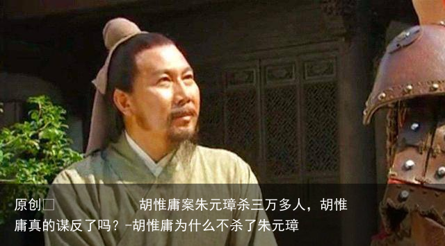 胡惟庸案朱元璋杀三万多人，胡惟庸真的谋反了吗？