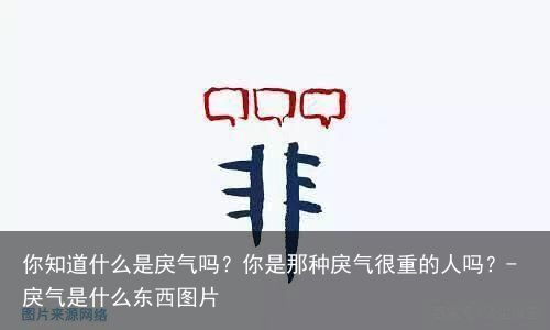 你知道什么是戾气吗？你是那种戾气很重的人吗？-戾气是什么东西图片