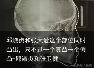 邱淑贞和张天爱这个部位同时凸出，只不过一个真凸一个假凸-邱淑贞和张卫健