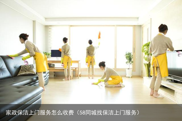 家政保洁上门服务怎么收费（58同城找保洁上门服务）
