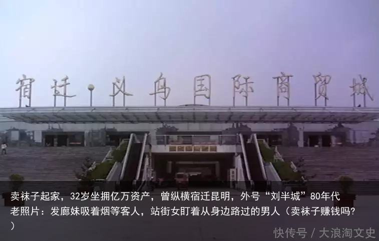 卖袜子起家，32岁坐拥亿万资产，曾纵横宿迁昆明，外号“刘半城”