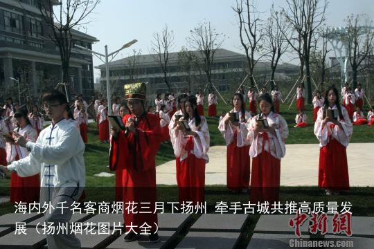 海内外千名客商烟花三月下扬州 牵手古城共推高质量发展（扬州烟花图片大全）