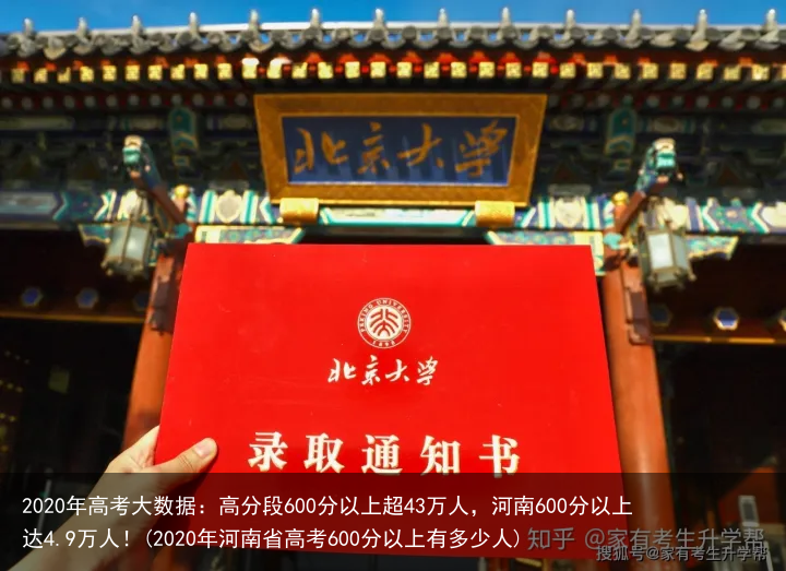 2020年高考大数据：高分段600分以上超43万人，河南600分以上达4.9万人！(2020年河南省高考600分以上有多少人)