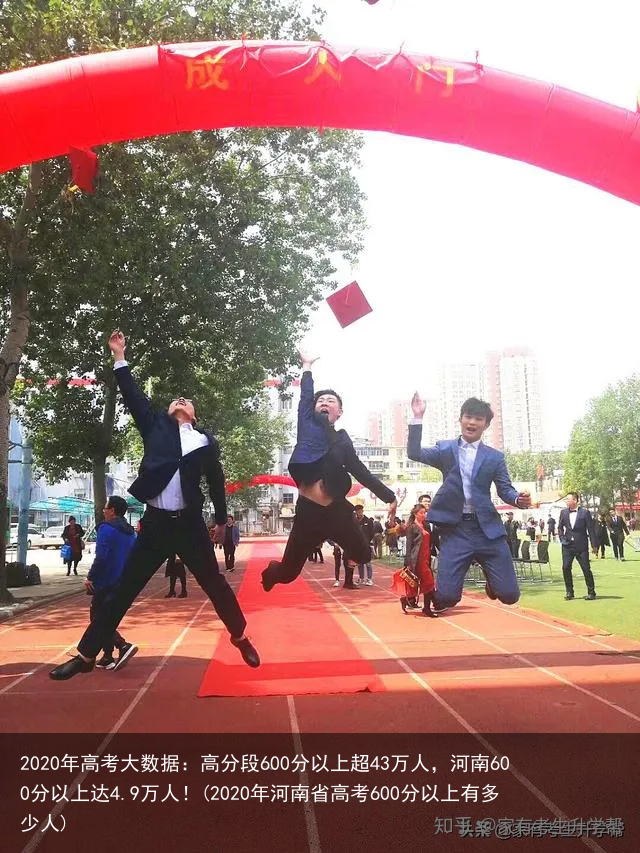 2020年高考大数据：高分段600分以上超43万人，河南600分以上达4.9万人！(2020年河南省高考600分以上有多少人)