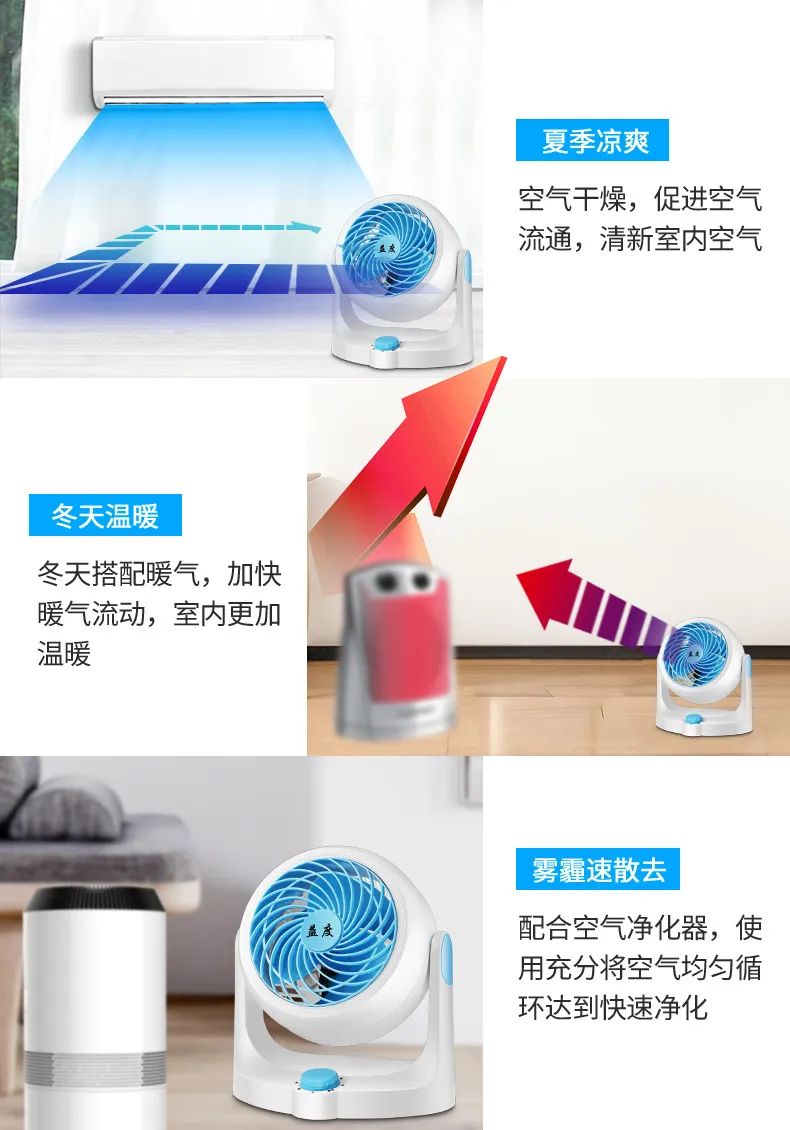 增压风扇真的凉快吗?快速降温的空气循环扇和普通风扇有什么区别?