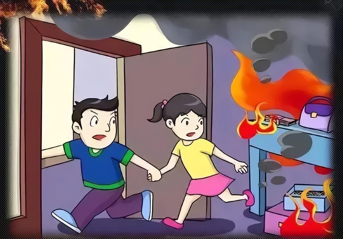 火海中，妈妈将两个孩子扔下楼，自己却不幸身亡（母亲火海救出五个儿女的小说）