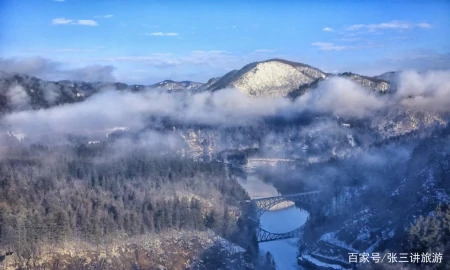 日本这条铁路，穿过秋天的红枫雪乡，吸引着中国游客打卡-日本枫树山红叶