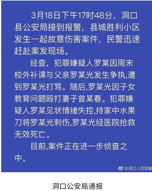 补课再酿惨剧：湖南洞口高一女生尖刀刺向父亲-湖南洞口高中怎么收费的