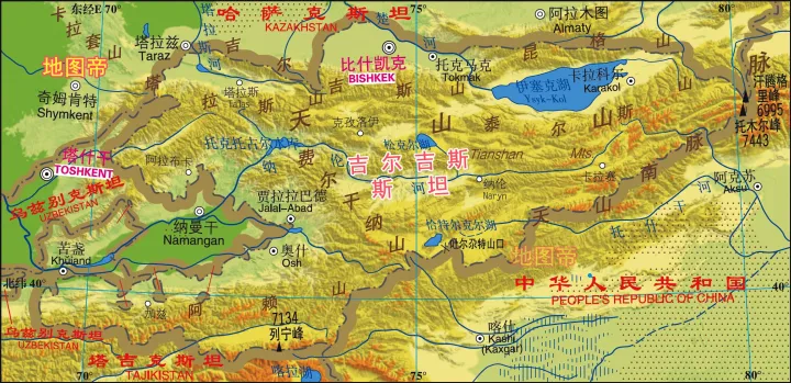 中亚五国，各有什么特色？看地图一目了然（中亚五国指的是哪五国需要什么样的毛巾）