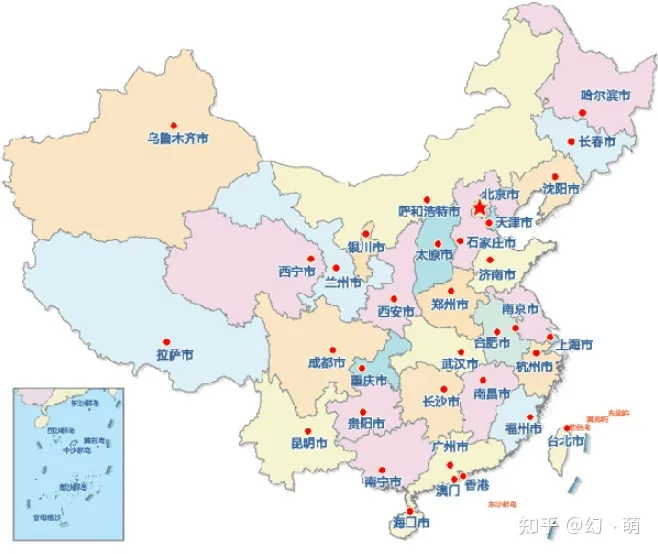 中国各省省会简称（中国各省省会简称图片）
