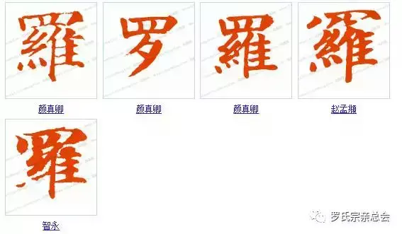 厉害了我的罗！罗字的100种写法！罗家人不容错过！-罗的书法字怎么写
