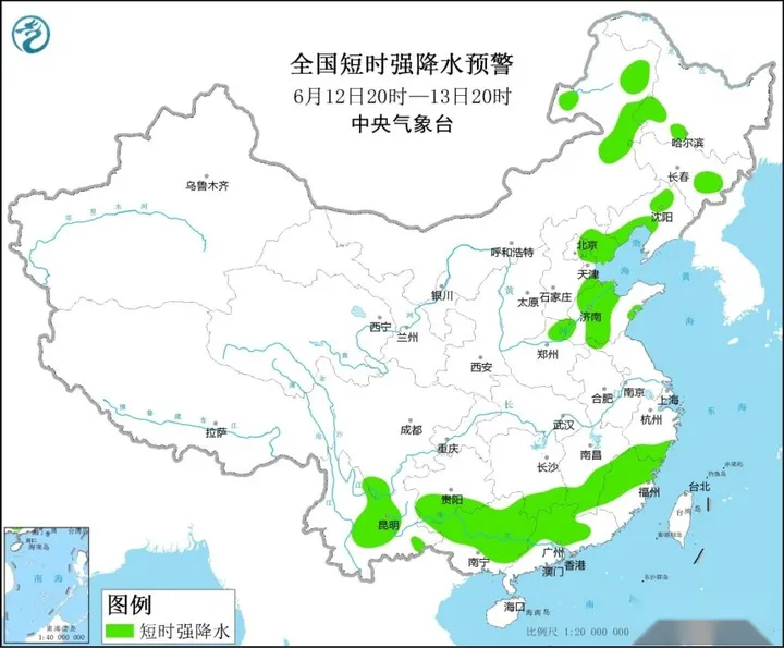 强对流黄色预警继续！12省区市将有8至10级雷暴大风和冰雹-黄色预警到什么预警