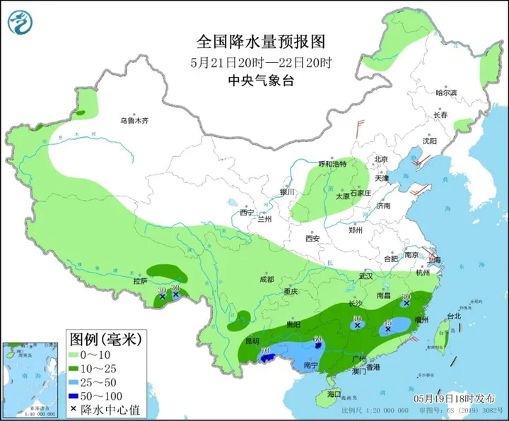 贵州云南广西等地有明显降水 青藏高原地区多降水（云贵高原降水集中在哪个季节出现）