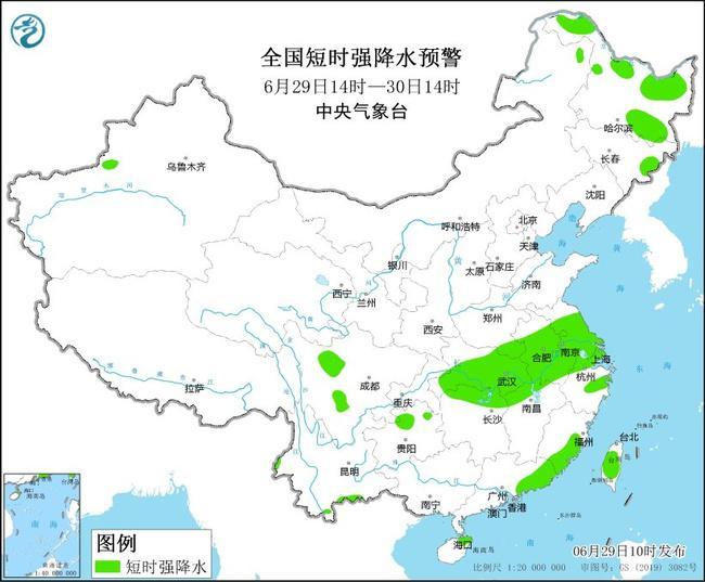 强对流蓝色预警！安徽上海等7省市部分地区将有8至10级雷暴大风-雷雨、大雨、暴雨席卷安徽 阵风可达7级