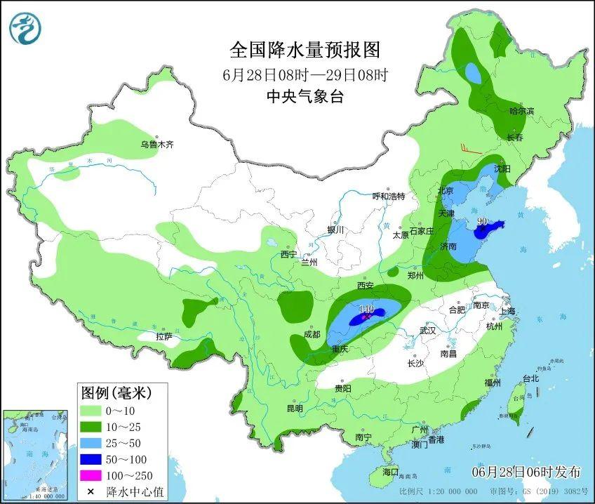 8至10级雷暴大风和冰雹！新一轮降雨波及26省区市-全国雷暴大风预报