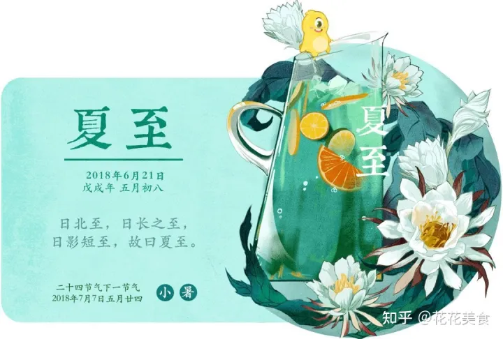 【二十四节气·夏至】日北至，日长之至，日影短至，故曰夏至-夏至日的昼夜情况