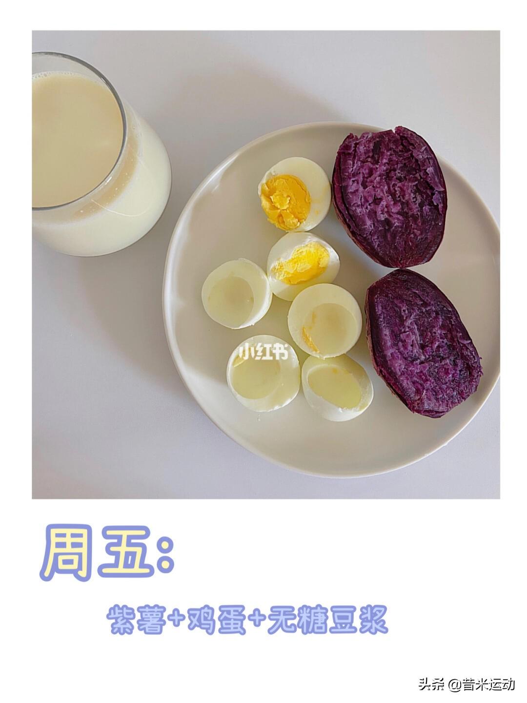一周减脂早餐＋减肥秘籍：已瘦20斤（减肥早餐食谱一周搭配）