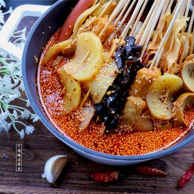 #硬核菜谱制作人#自制钵钵鸡（怎样自制钵钵鸡视频）