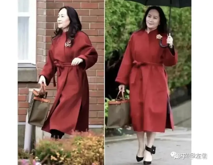 左岩：“破茧成蝶”孟晚舟，回国后首次公开露面，近10万蝴蝶胸针增添优雅自信本色！-孟晚舟左脚腕戴的是什么