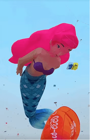 潍坊风筝节创意太有趣了，品牌们也乱入上天battle（2021潍坊风筝节活动）