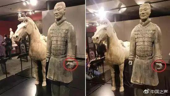 掰断兵马俑手指的美国男子认罪了，但……（美国男子掰断兵马俑手指案法律依据）