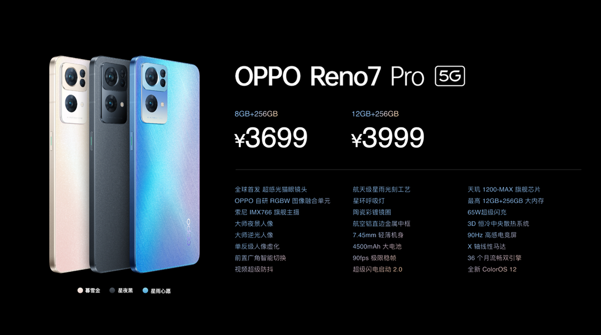 人像视频大师OPPO Reno7系列发布，这些参数有必要知道-opporeno怎么调曝光度