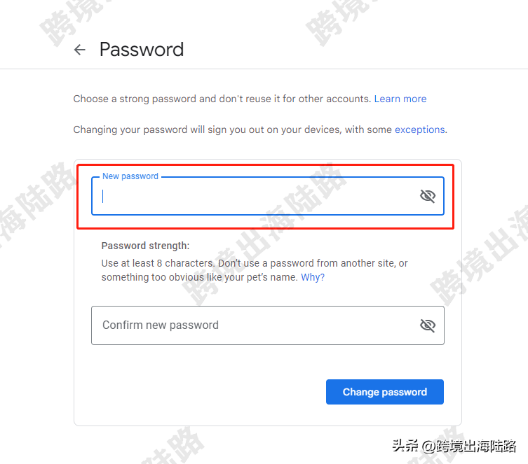 【Google】谷歌邮箱密码更改-怎么修改谷歌邮箱的密码