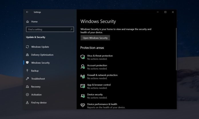 微软：Windows 安全中心问题阻止 Win10 版本 2004 更新-win10安全中心阻止
