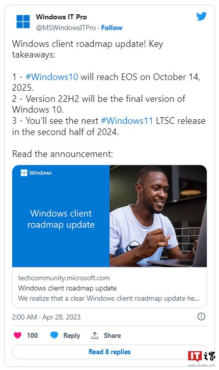 微软确认：Win10 22H2是Win10的最终版本-w1020h2是什么版本