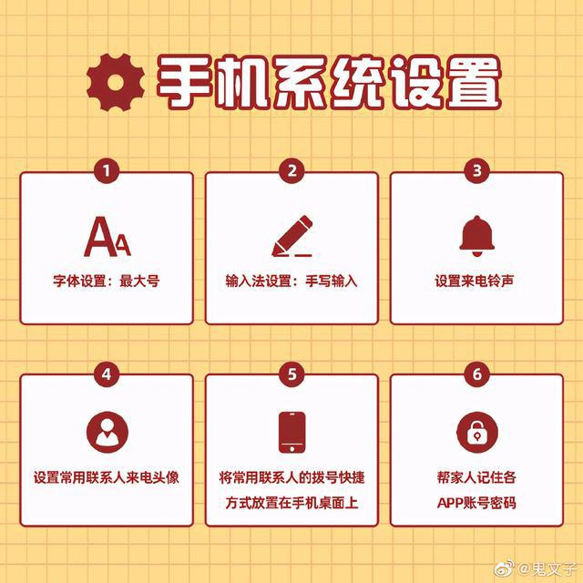 大图标大字体是最基本的，老年人用智能手机记得这样设置-老年手机字体设置在哪里