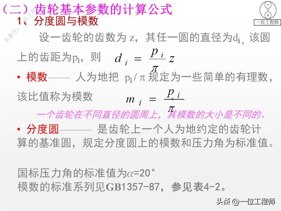 10种类型的齿轮，各类齿轮参数设计和计算，这篇文章介绍真全面-齿轮的一些参数