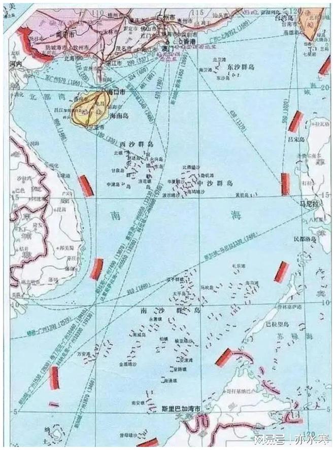 南海九段线的来历及其演变-十一段线为何变九段线