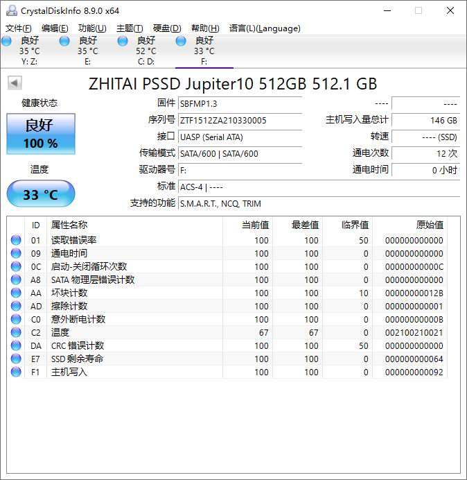 全金属坚固机身，大容量高速传输，致钛木星10固态硬盘评测-致钛木星为什么买不到