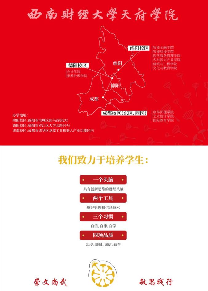 惊艳！四川部分高校录取通知书曝光！-四川知名高校排行榜