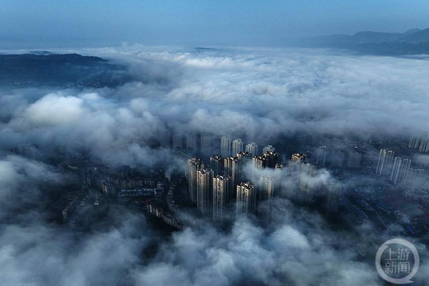 忠县：晨雾弥漫 宛如“天空之城”-小米浏览器默认主页设置