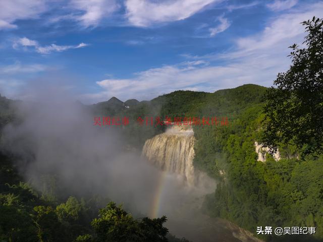 哇！贵州黄果树大瀑布气壮山河，太壮观啦-贵州黄果树大瀑布介绍图片欣赏