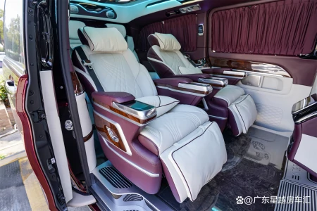 限量双拼色外观，轻奢舒适内饰，全新奔驰V260L商务车排面十足！-奔驰v级双拼色