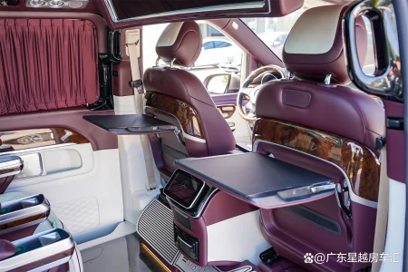 限量双拼色外观，轻奢舒适内饰，全新奔驰V260L商务车排面十足！-奔驰v级双拼色