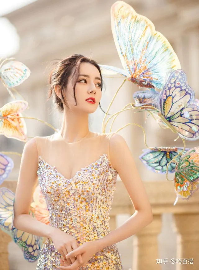 迪丽热巴仙女造型曝光，蝴蝶翅膀真的好美，完美曲线让人惊艳-迪丽热巴蝴蝶仙子造型