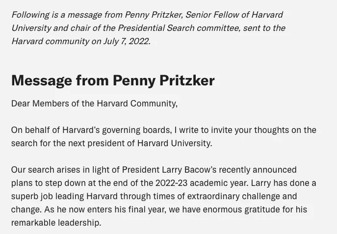 哈佛、MIT、哥大等校长将“集中换届”，看看美国大学是如何选聘校长的！