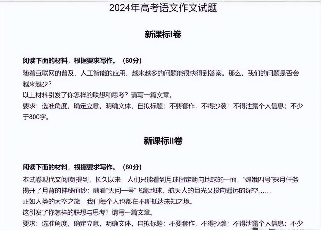 2024年高考语文难度引热议：考生直言压力大，背后故事令人心疼！-20214高考语文