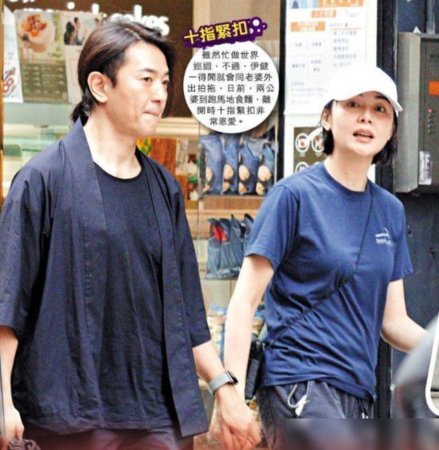 郑伊健蒙嘉慧现日本游玩，骑单车一路说笑好甜蜜，结婚7年如热恋-郑伊健蒙嘉慧合作电视剧