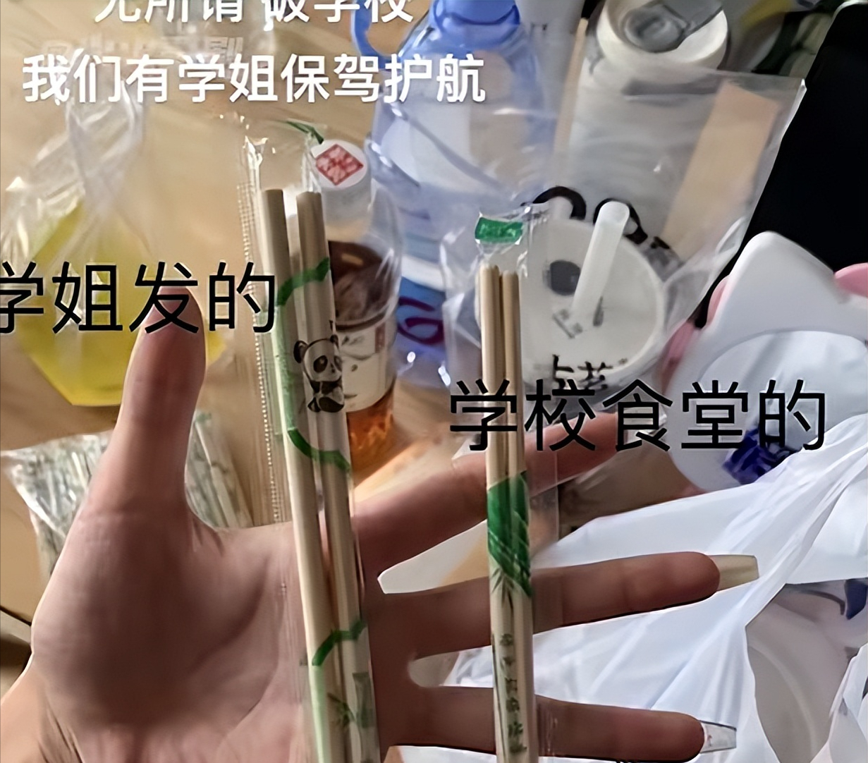厦门“筷子姐”在学校食堂外免费发放一万双筷子，原因究竟是什么-学校筷子干净吗