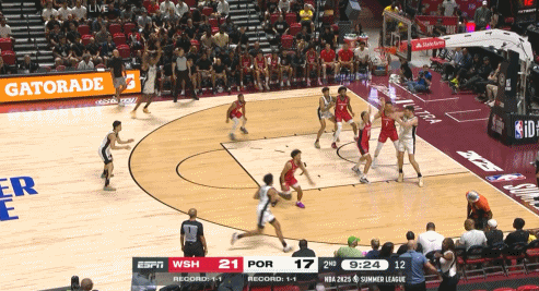 NBA夏联：开拓者82-80奇才 崔永熙3分骑马射箭成最佳 防守能力出色-开拓者比赛最新战况