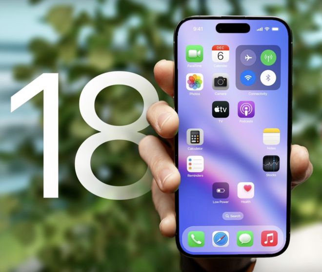 苹果iOS18大揭秘：从控制中心到怀旧壁纸都改变！网友：亮点不足-ios 18f71