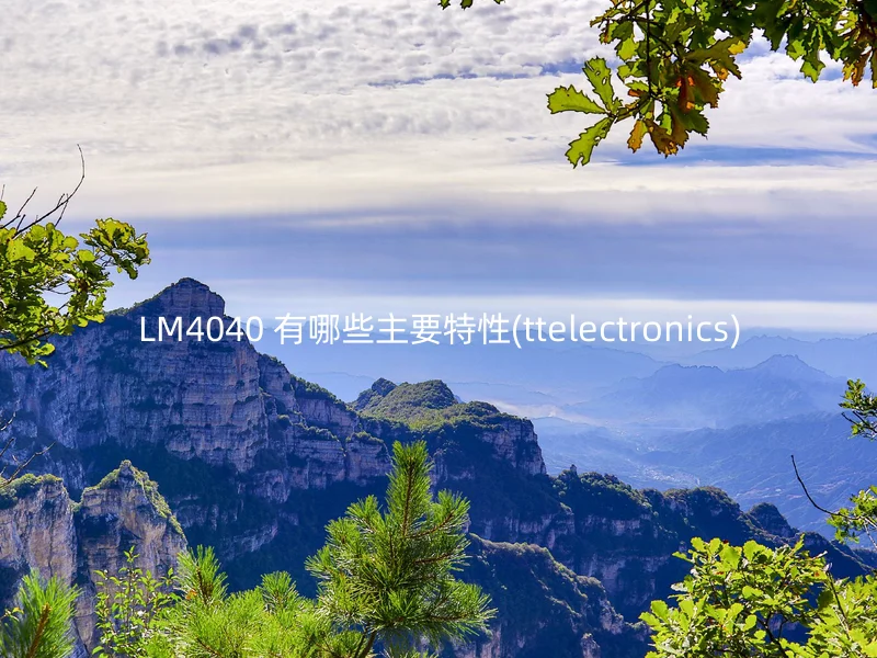 LM4040 有哪些主要特性(ttelectronics)